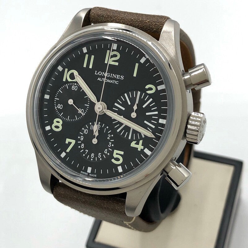 Longines Avigation Bigeye L2.816.4.53.2 Stainless Steel