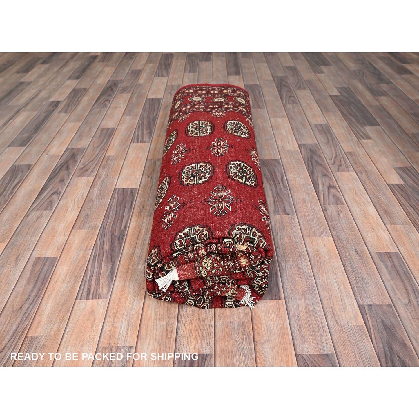 8'4"X10' Red Princess Bokara 100% Wool Hand Knotted Oriental Rug