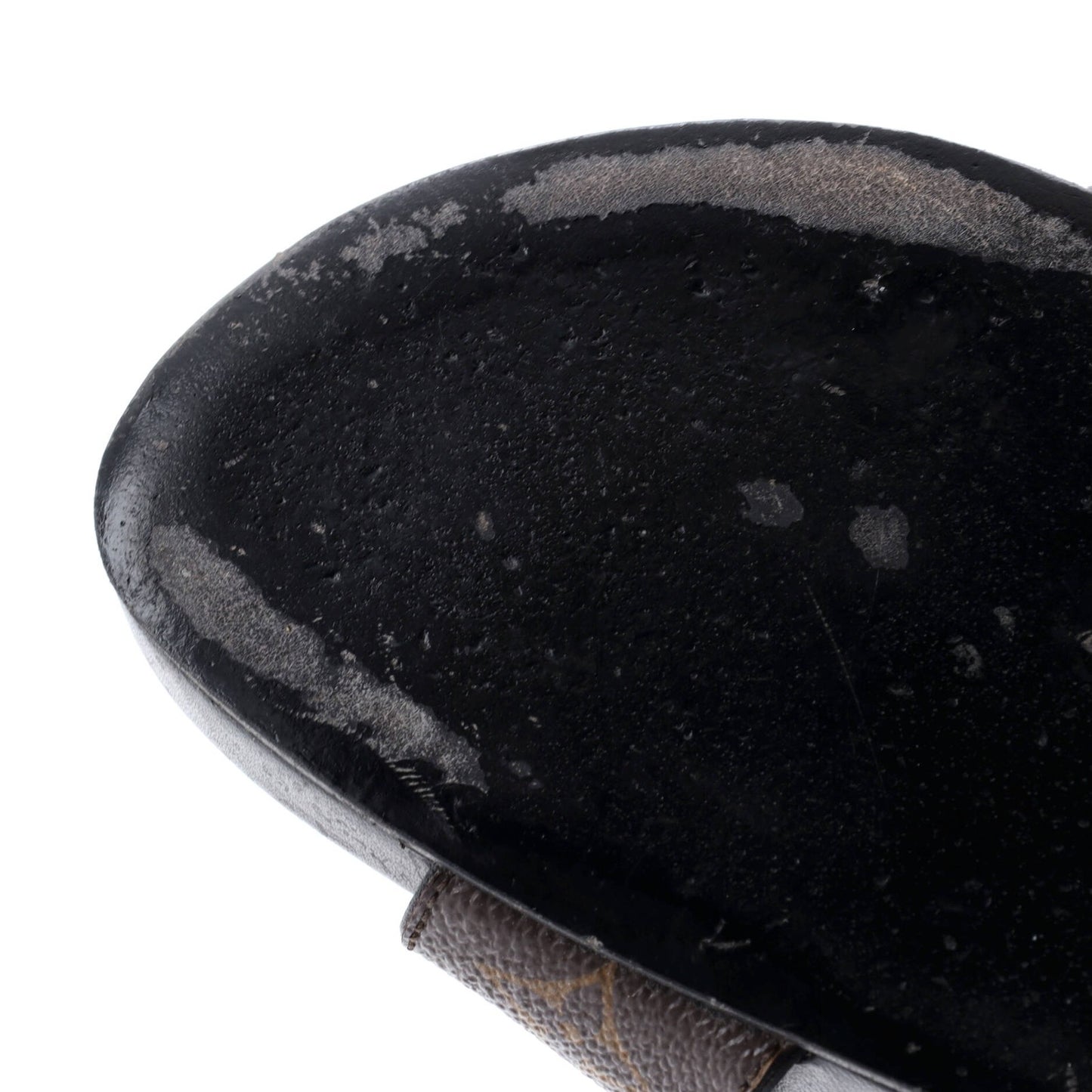 Louis Vuitton Women'S Bom Dia Flat Mules Monogram Canvas