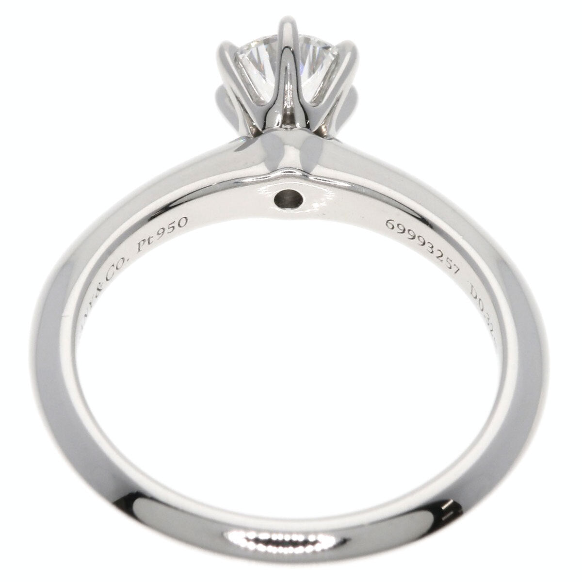 TIFFANY&Co. Ring Solitaire Diamond Knife Edge
