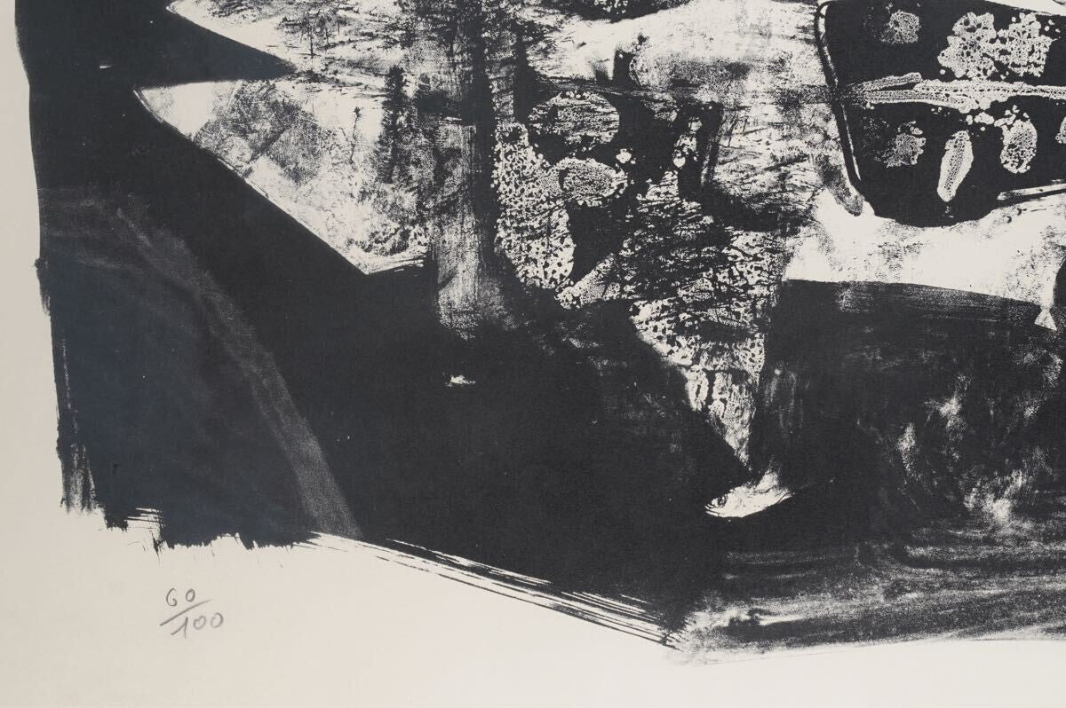 Antoni Clave Signed Original Lithograph 1962