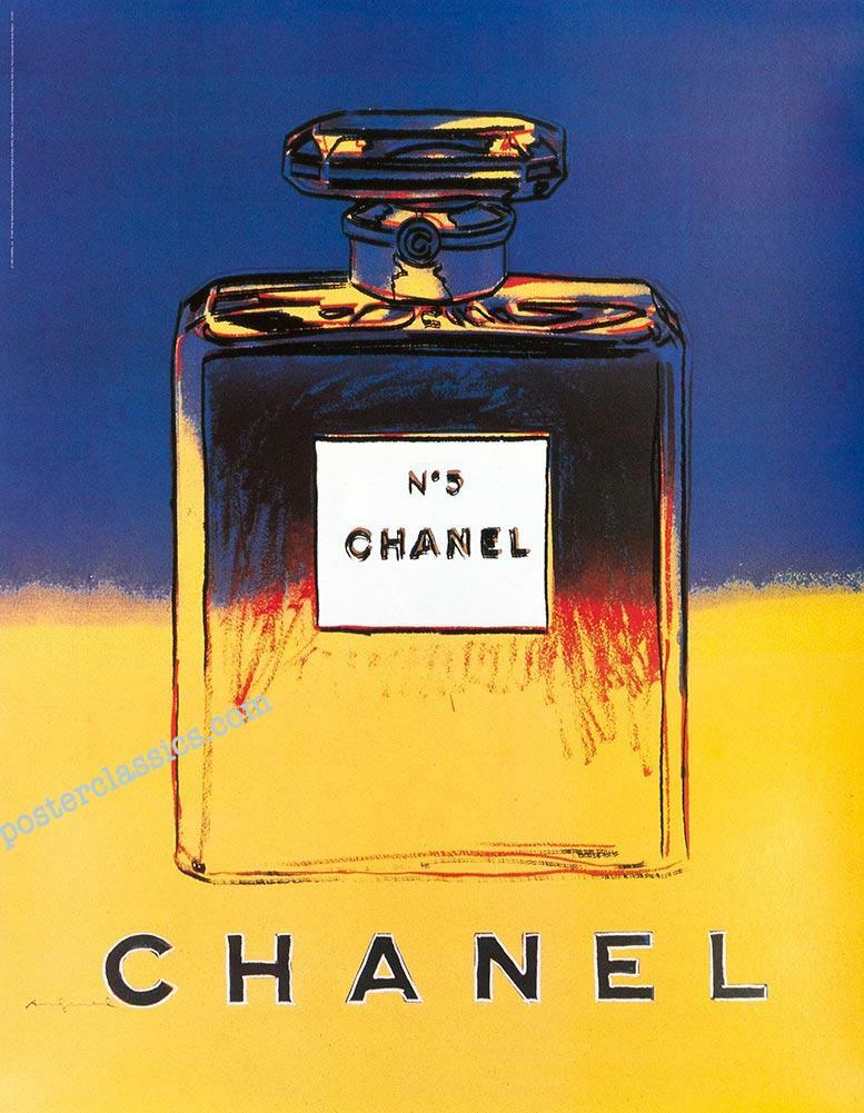 Andy Warhol Chanel N5 Original Set Of 4 Posters 22 X 29 Inches Each
