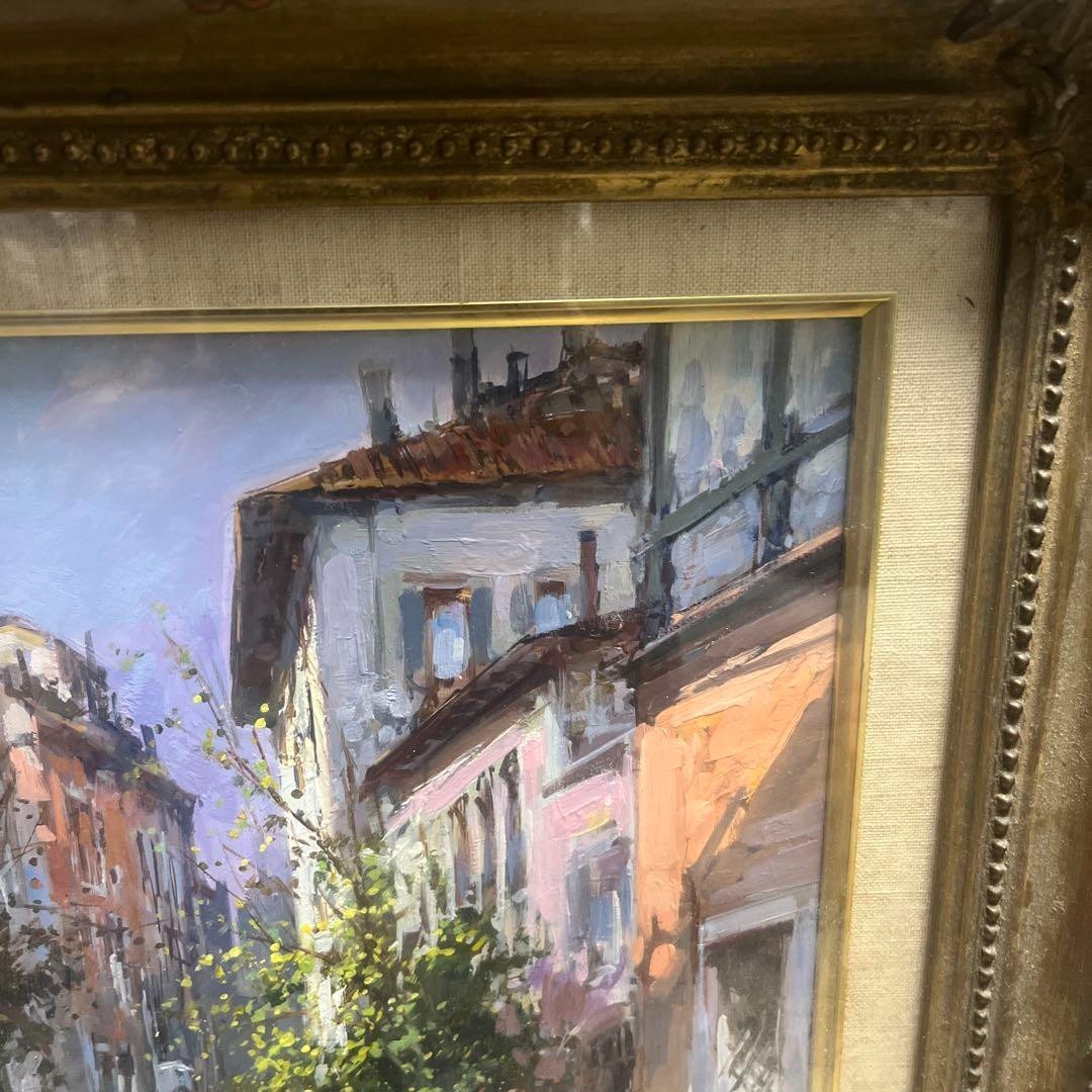 Claudio Simonetti Original Oil Painting Venice Canal F4 Signed Italian Artist