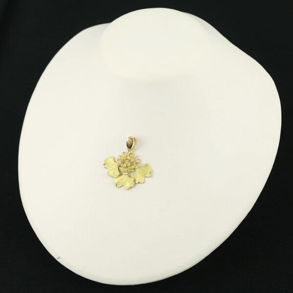 Ikeda Keiko Pendant Oncidium Diamond 0.12Ct