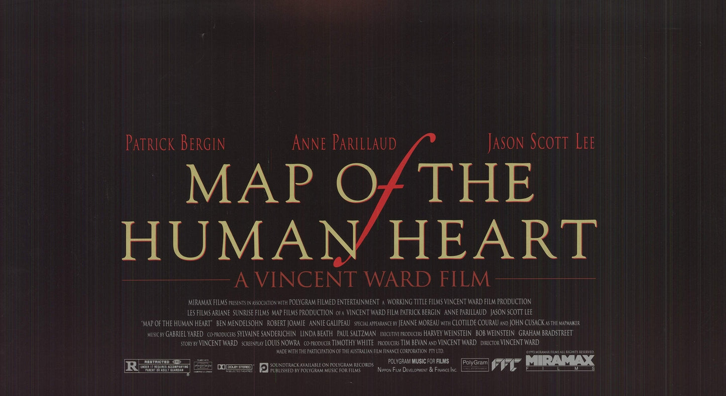 Artist Unknown Map Of The Human Heart " Offset Lithograph