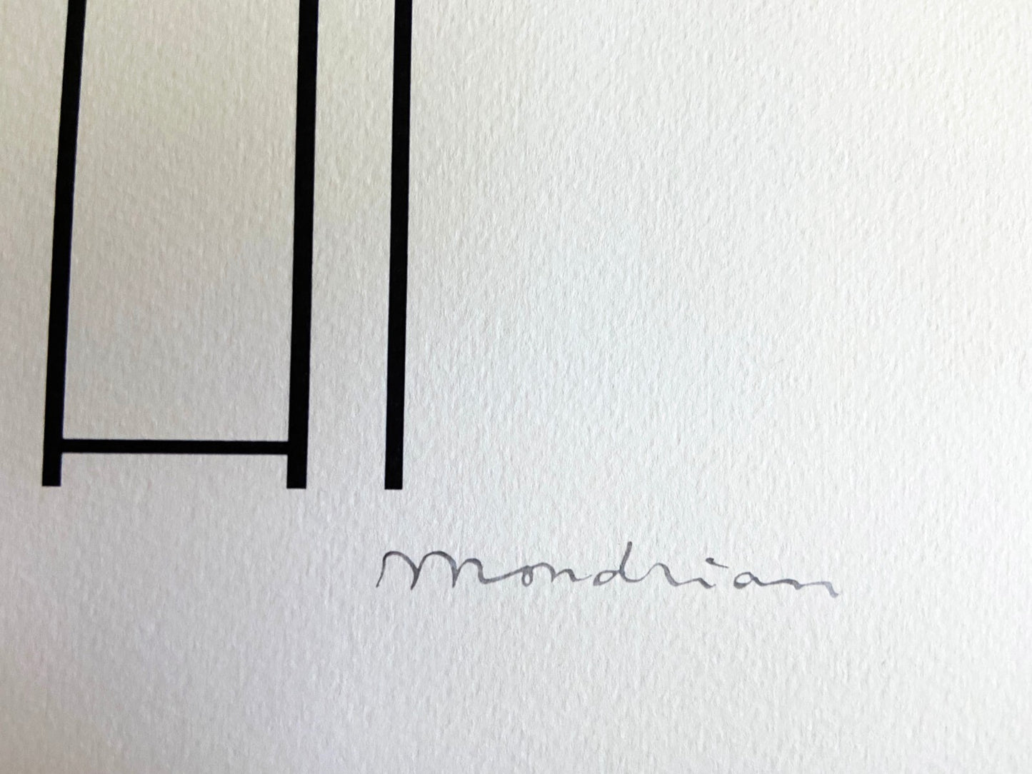 Piet Mondrian, Lithograph Coa Numbered