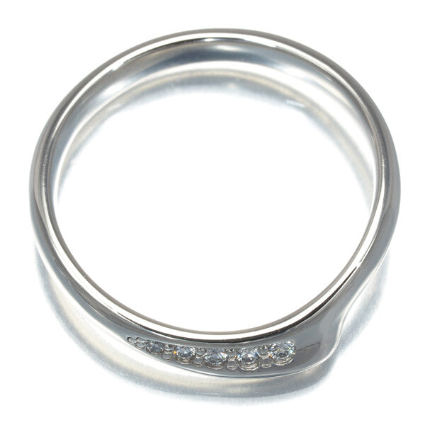 Tiffany&Co. Ring Diamond Open Heart Us5.75-6 950 Platinum