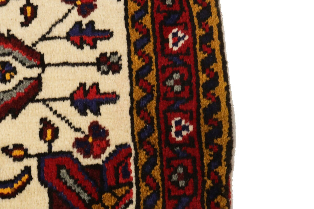 Vintage Handmade Tribal Geometric Oriental Rug