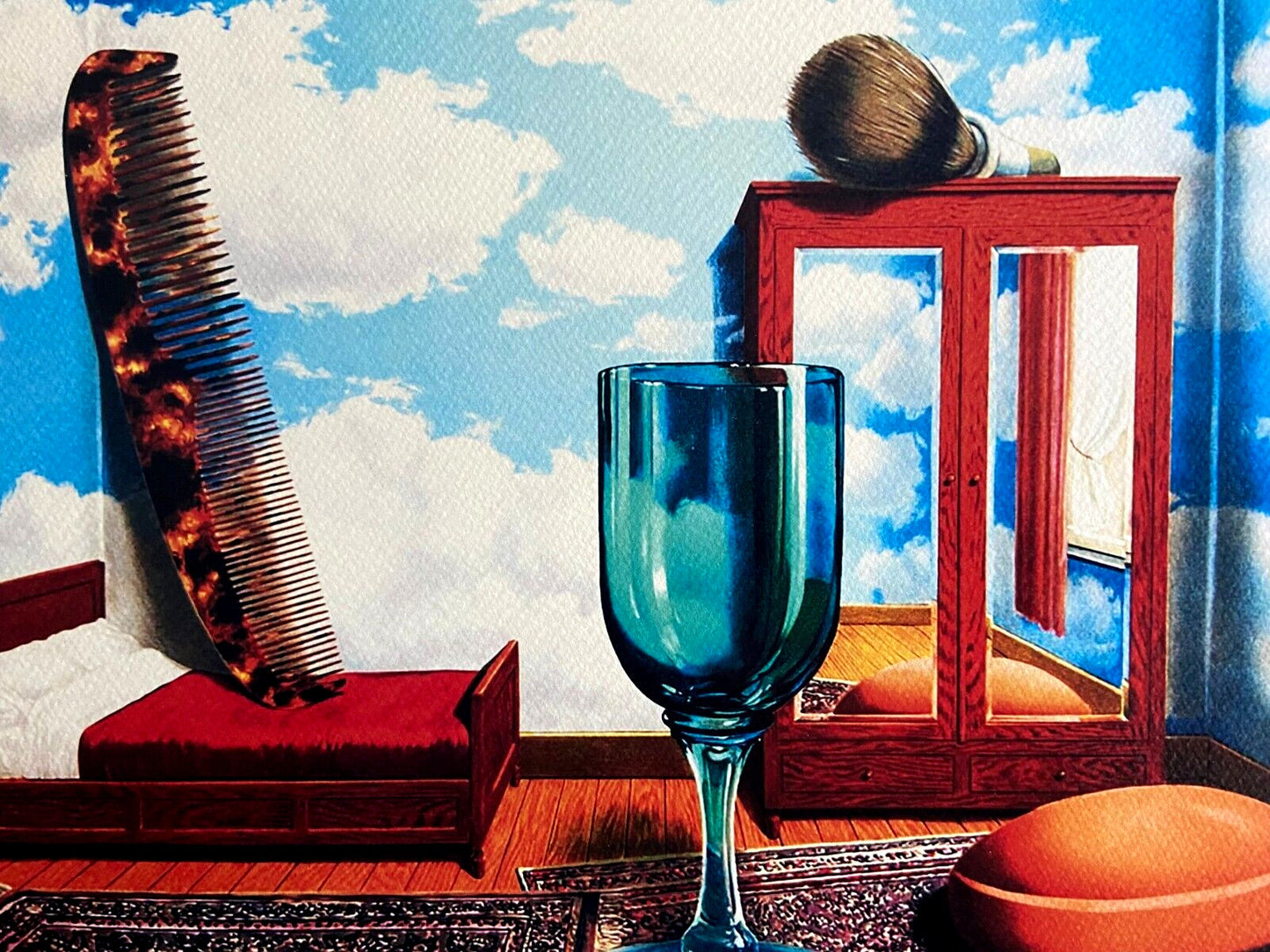 Ren Magritte Lithograph Coa Signed Numbered By