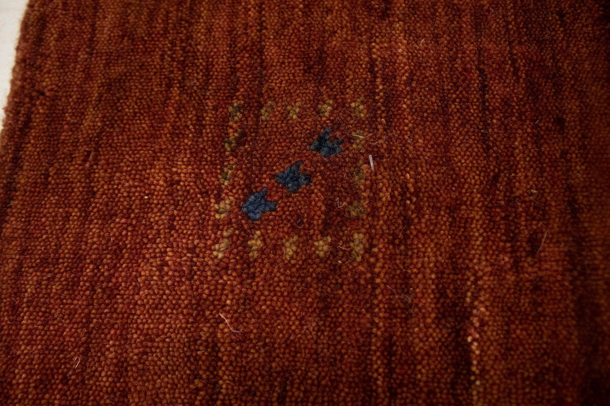 Hand-Loomed Modern Square Oriental Rug Solid