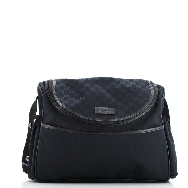 Gucci Diaper Crossbody Bag Gg Canvas