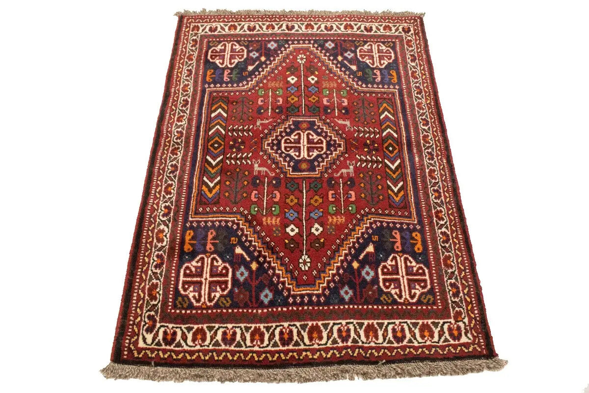 Handmade Tribal Oriental Rug Geometric Wool