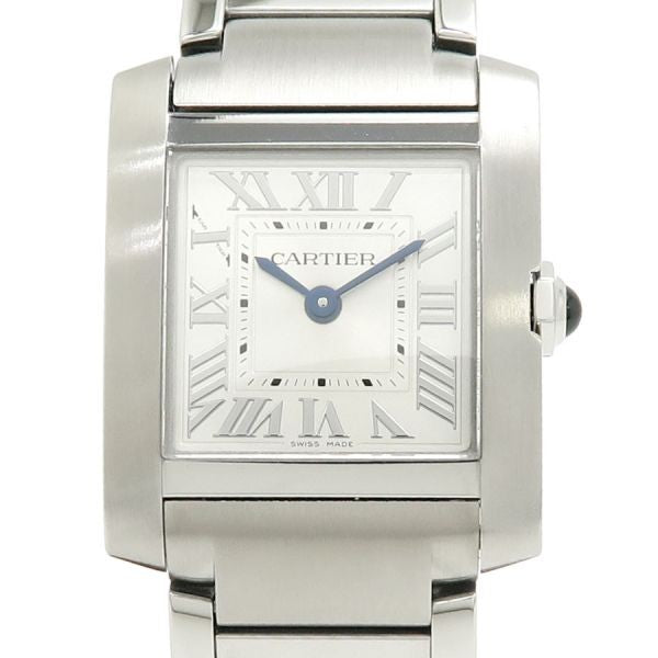 Cartier Tank Francaise Sm Wsta0065 Ladies Used Watch #71514