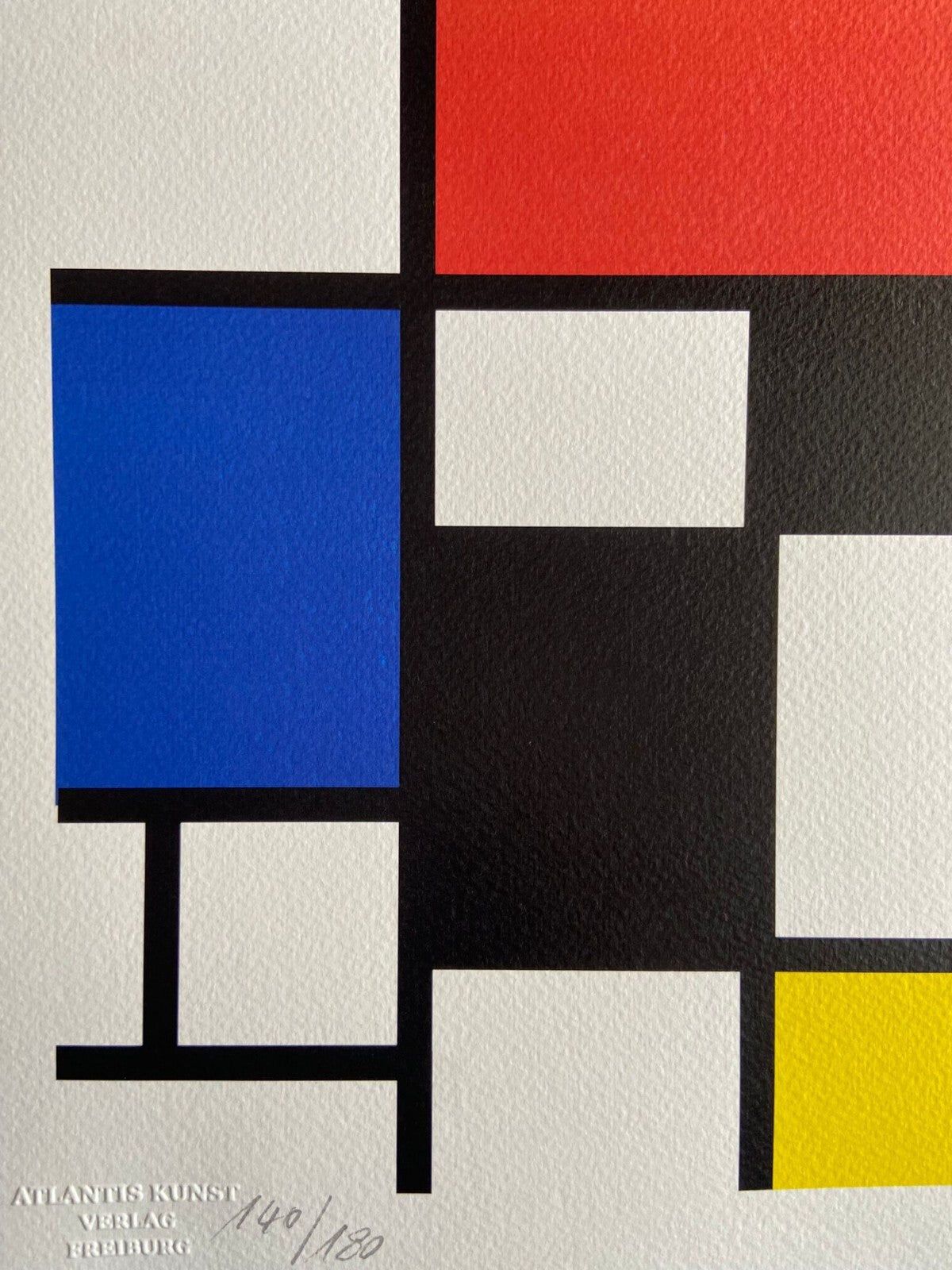Piet Mondrian Lithograph 1978 180Ex