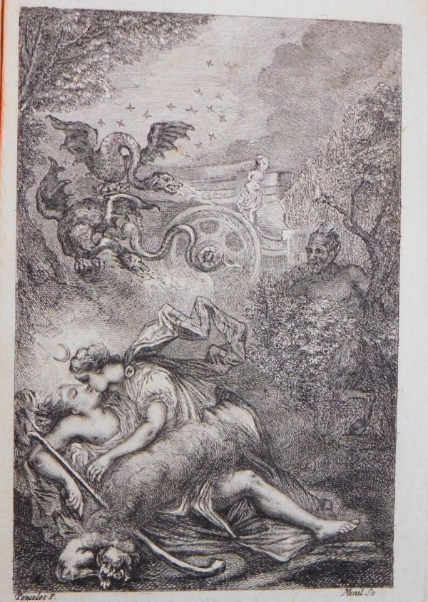 Wieland Contes Comiques 1771 Frankfurt Rare French Edition With Engraved Plate