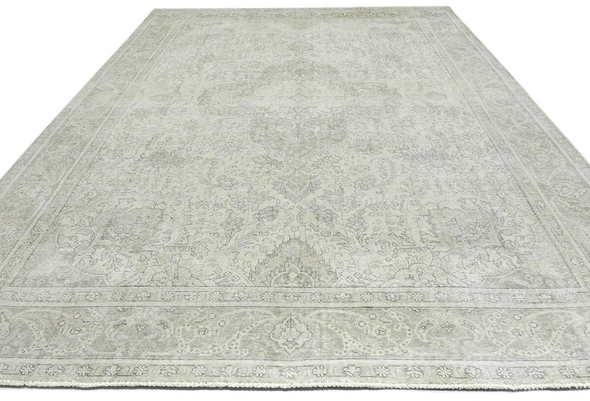 Handmade Antique Distressed Oriental Rug Muted