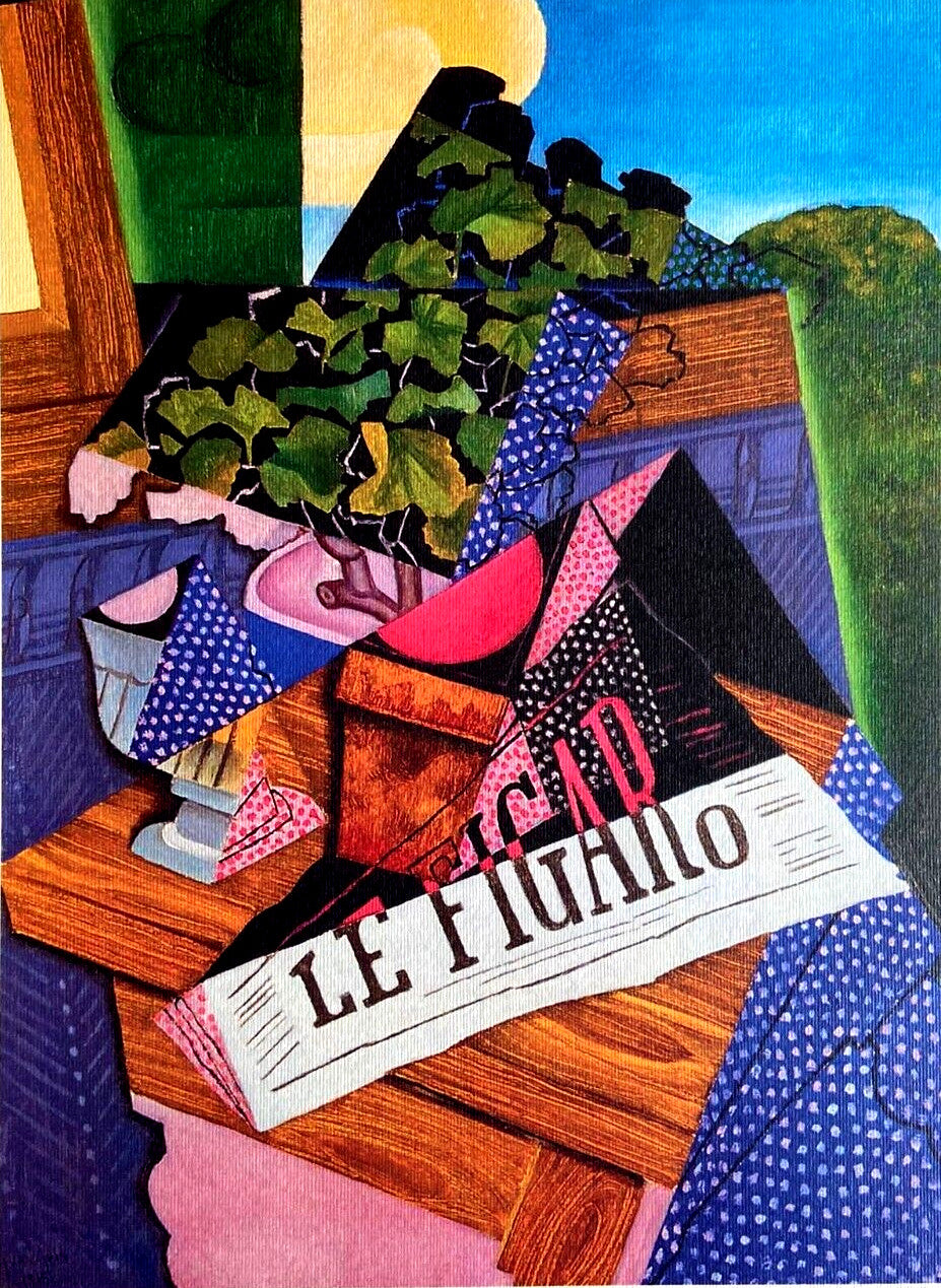 Juan Gris Lithograph Coa Numbered Signed Stamp