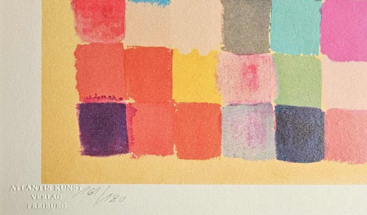 Paul Klee Lithograph Numbered Coa (Piet Mondrian,