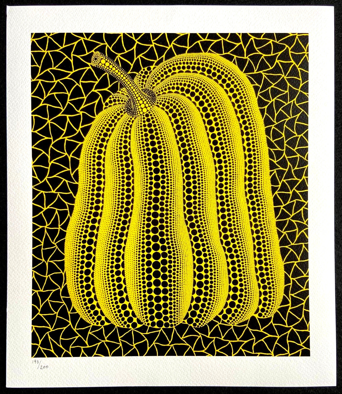 Yayoi Kusama Lithograph Mori Art Museum Coa Rare