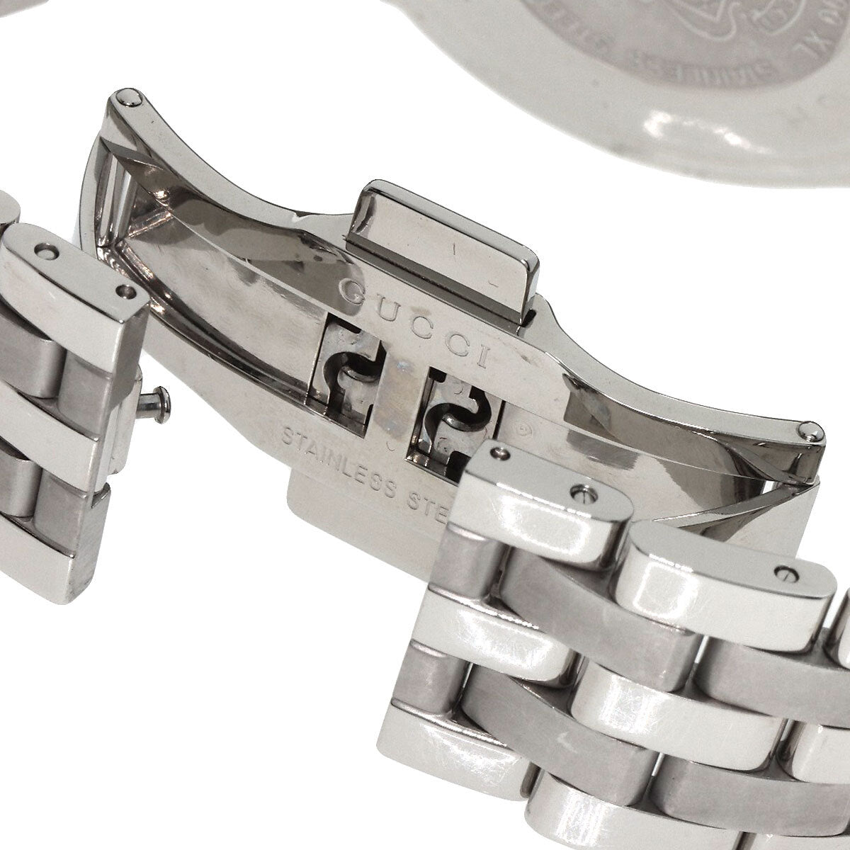 Gucci Round Face Watches 5500Xl Stainless Steel/Stainless Steel Mens
