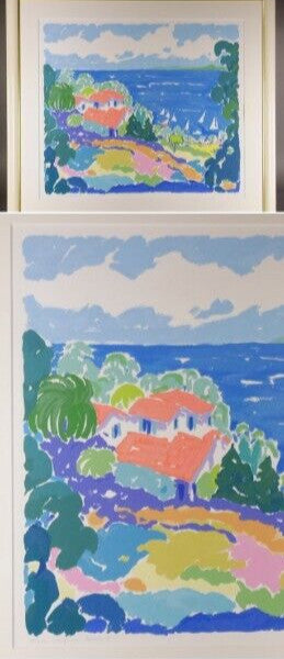 John Botz - Laguna Beach ? Original Lithograph