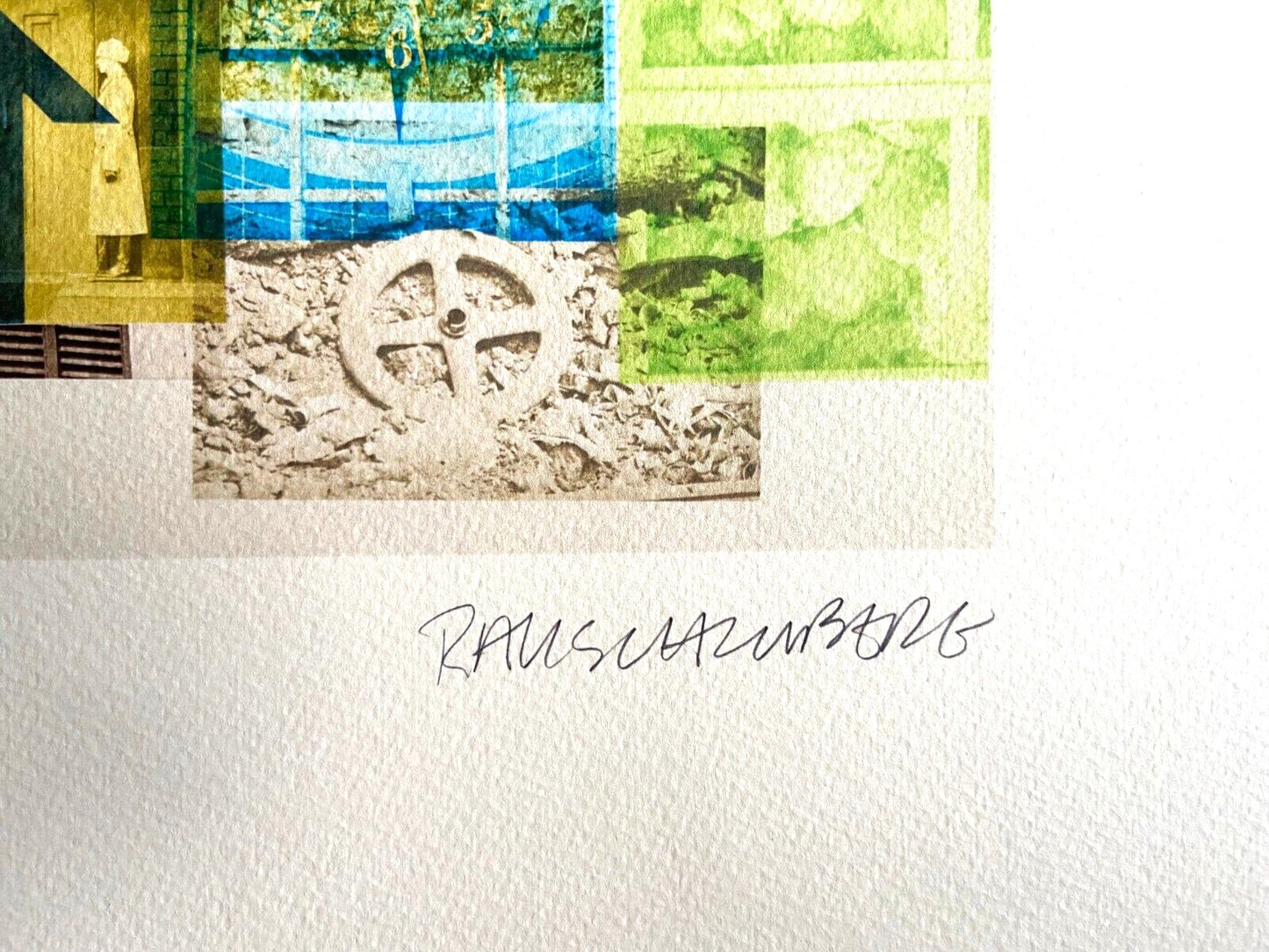 Robert Rauschenberg Lithograph Coa Numbered
