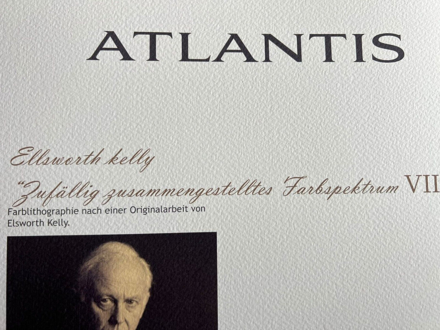 Ellsworth Kelly Lithograph Coa Signed Op Numbered