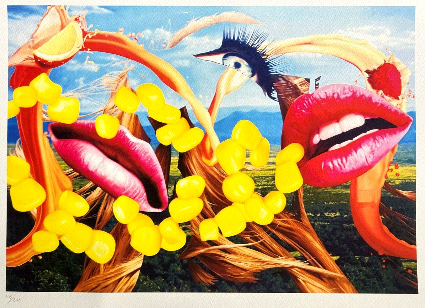 Jeff Koons Lithograph Mori Museum Coa Numbered Limited Edition In 200