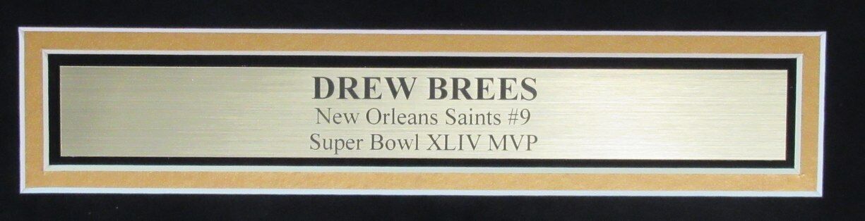 Drew Brees Hof Autographed 16X20 Photo Saints