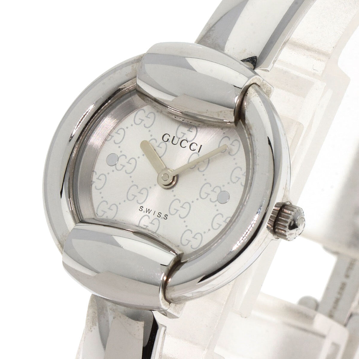 Gucci Round Face Watches 1400L Stainless Steel/Stainless Steel Ladies