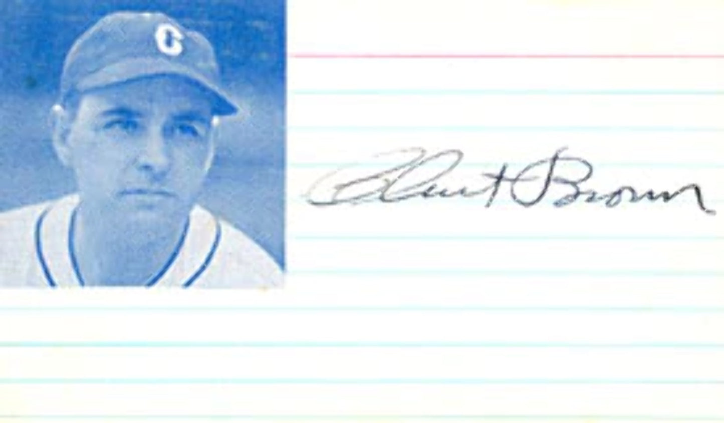 Clint Brown Autograph/Signed 3X5 Postcard