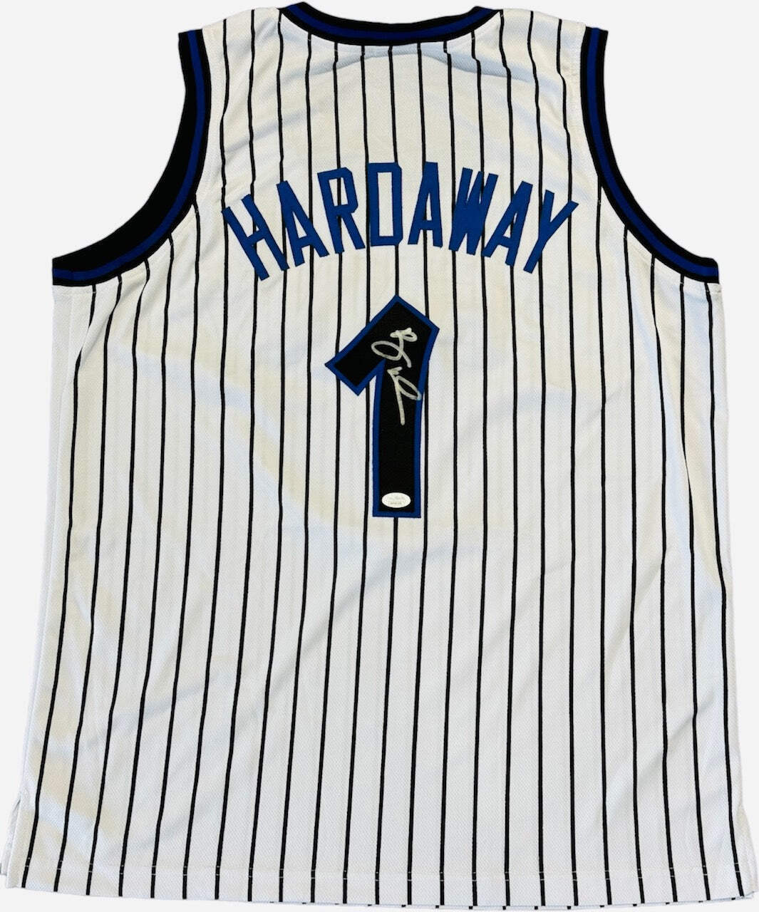 Anfernee Hardaway Autographed Magic Custom Jersey (Jsa)