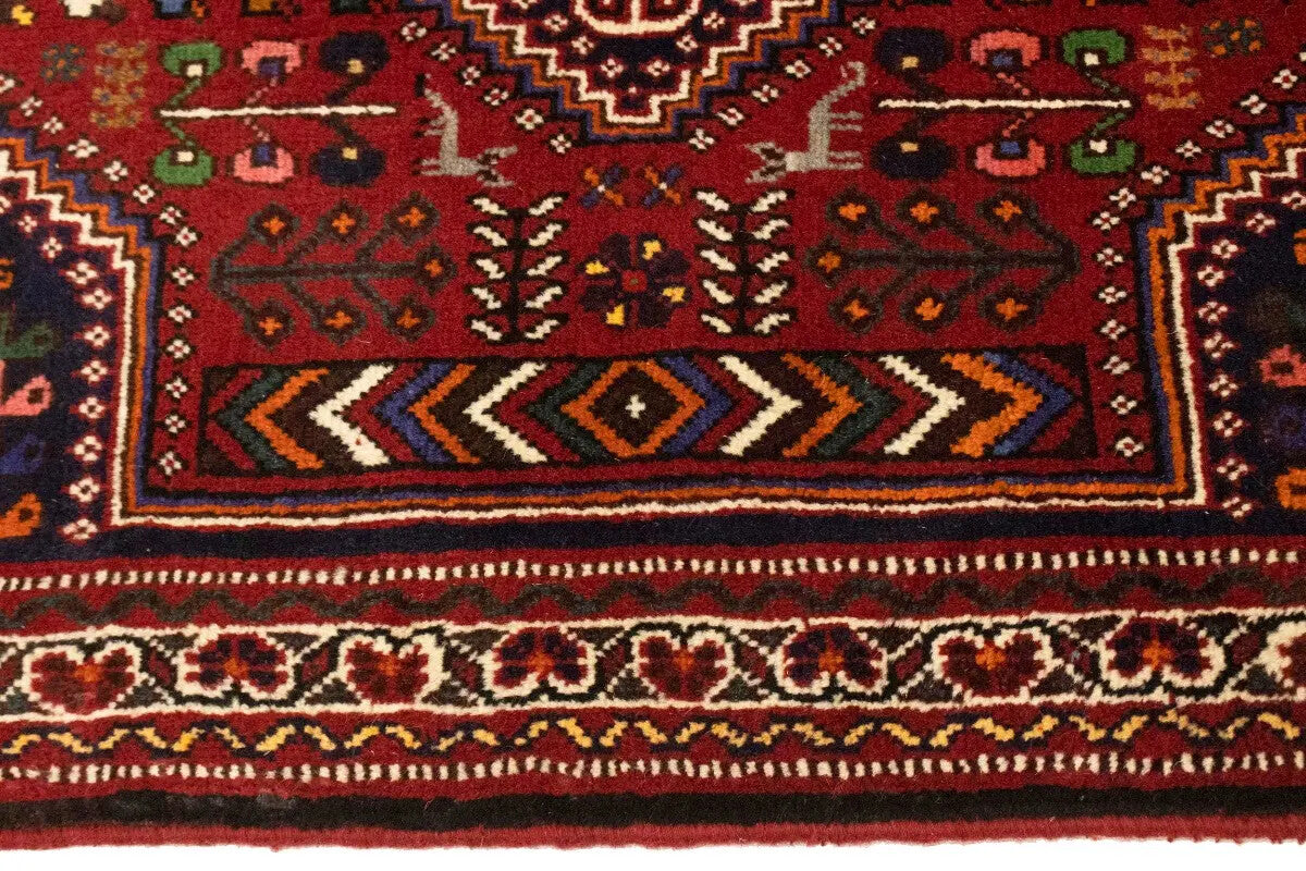 Handmade Tribal Oriental Rug Geometric Wool