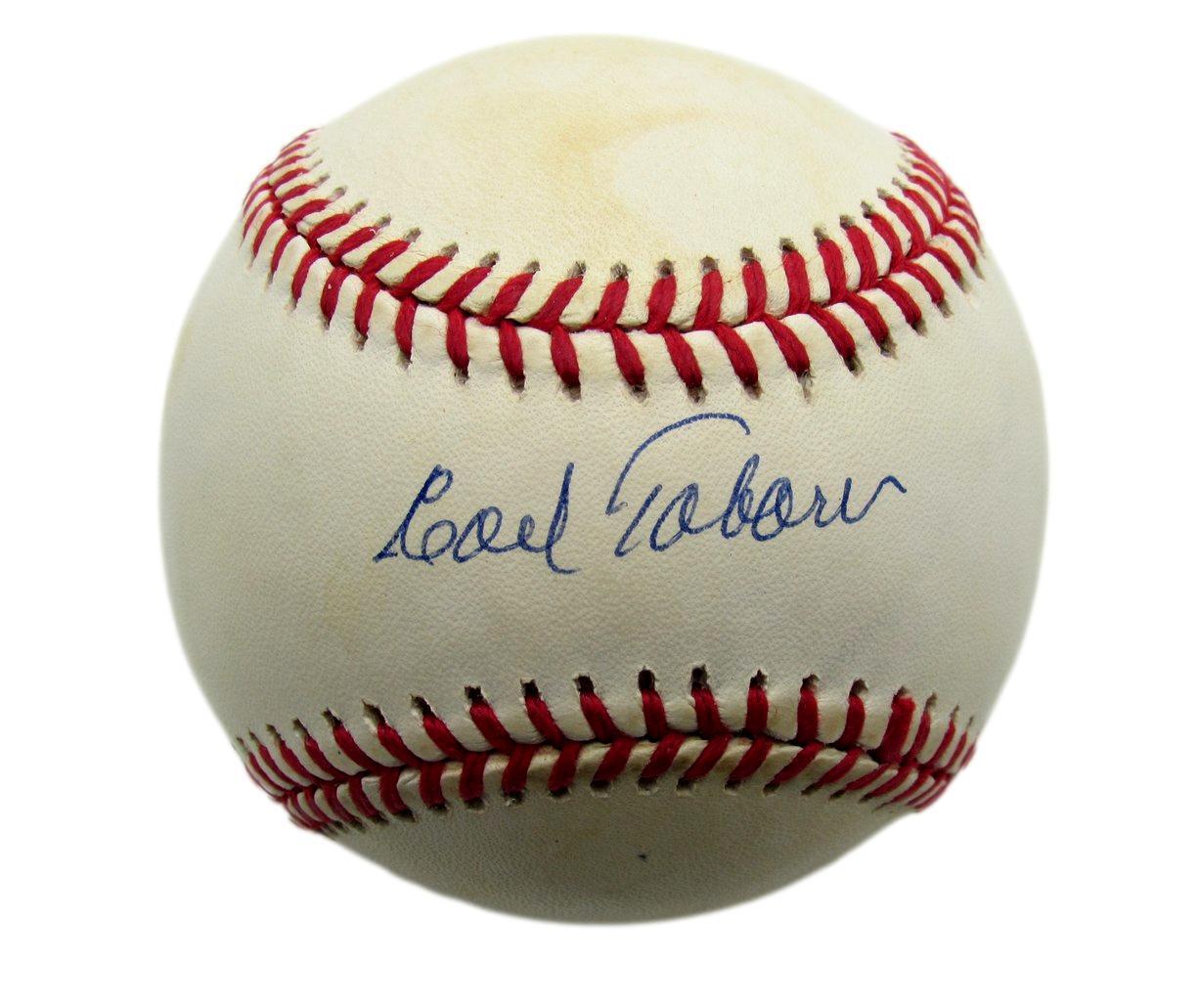 Earl Mickey Taborn Signed Oal Baseball Negro