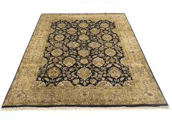 8X10 Ft Handmade Agra Jaipur Oriental Rug Thick