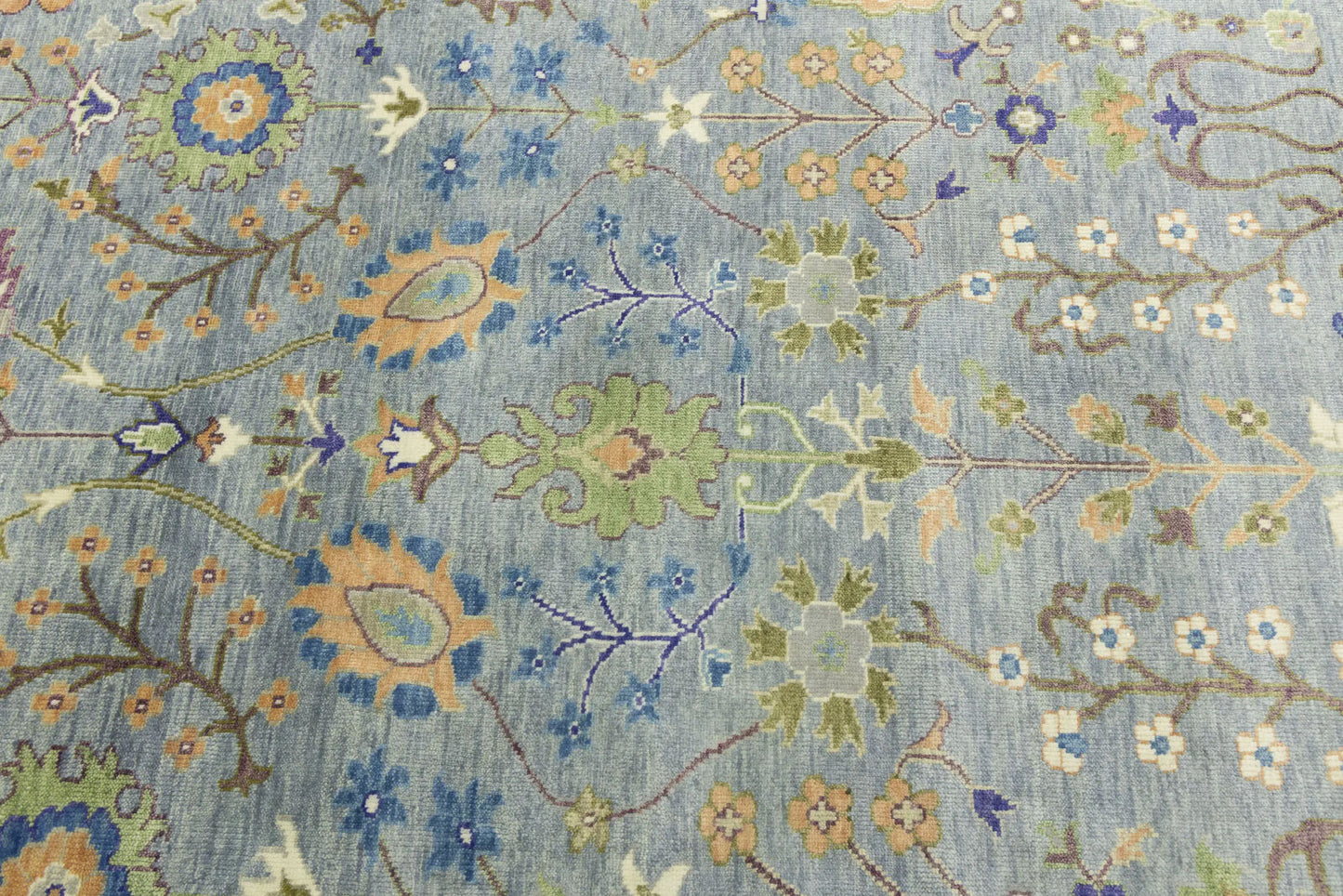 Handmade Tree of Life Oushak Chobi Oriental Rug
