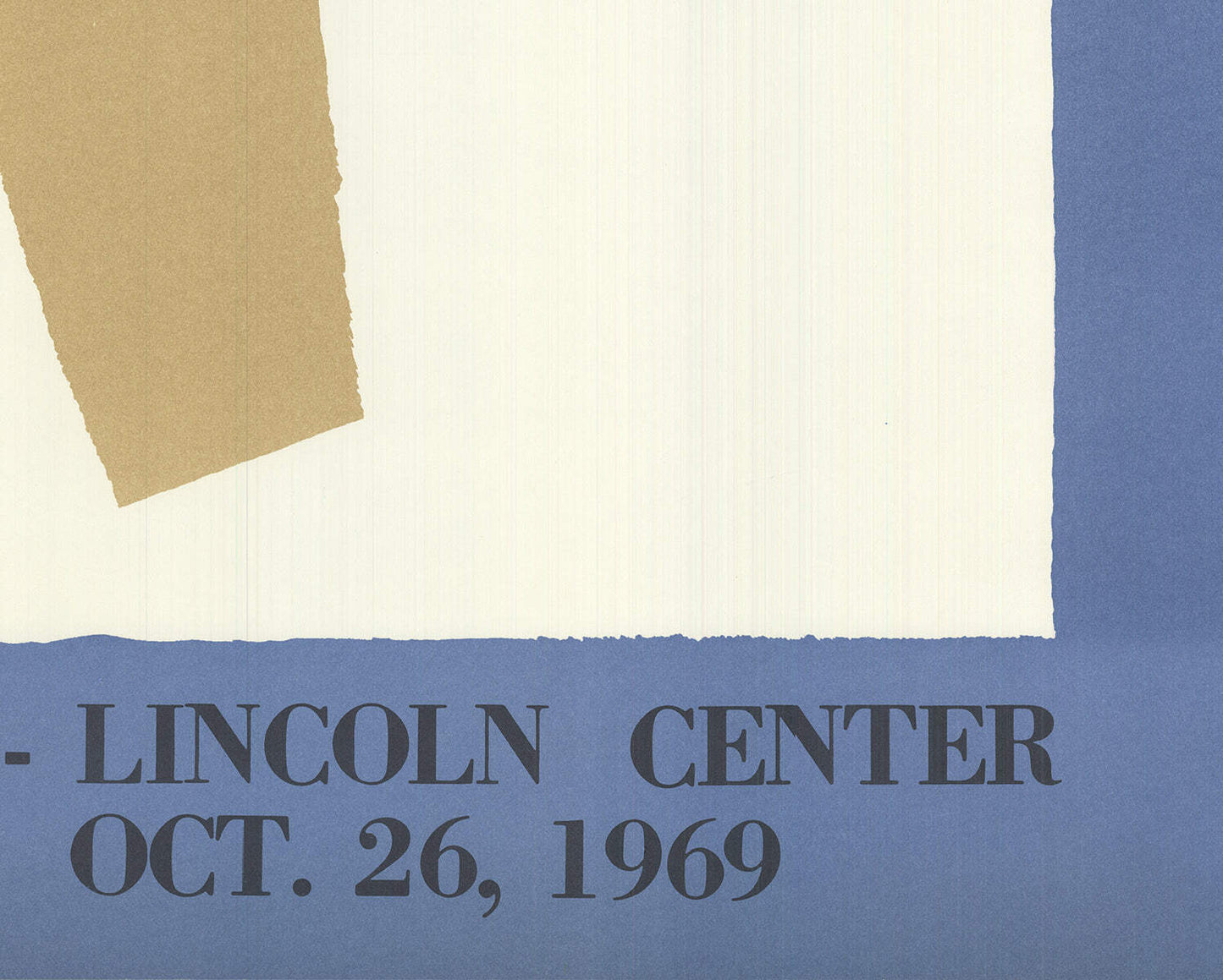 Robert Motherwell Juilliard School Dedication " Lithograph Expres