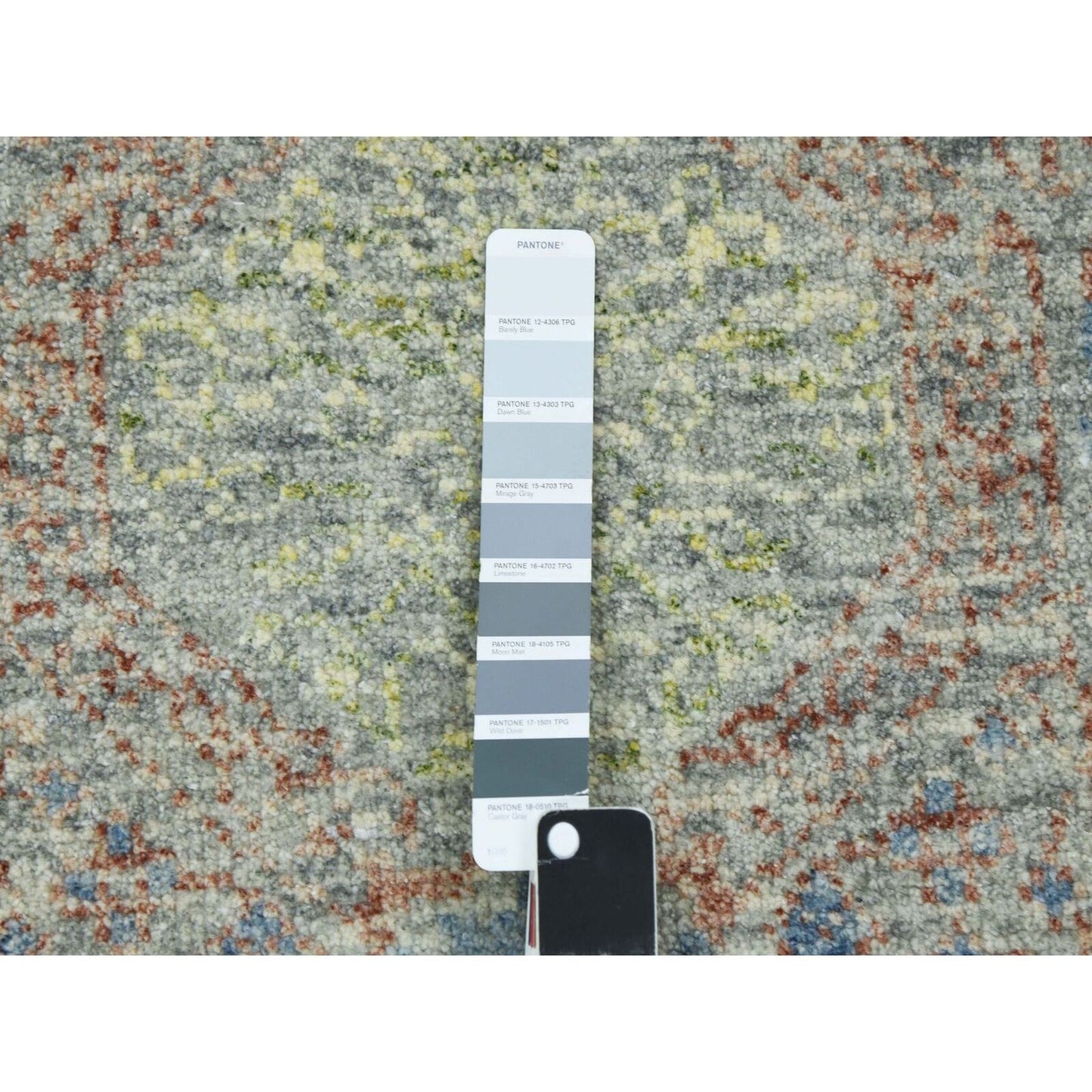 9'2"X12' Natural Dyes,Obscured And Subtle Hand Knotted Oriental Rug