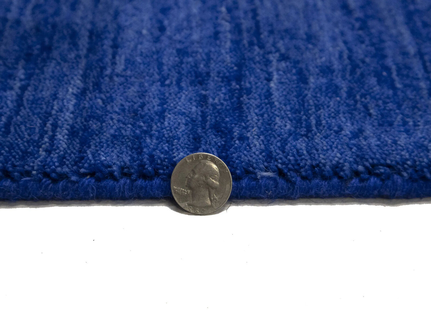 Royal Blue Pictorial Style 8X10 Gabbeh Modern Rug