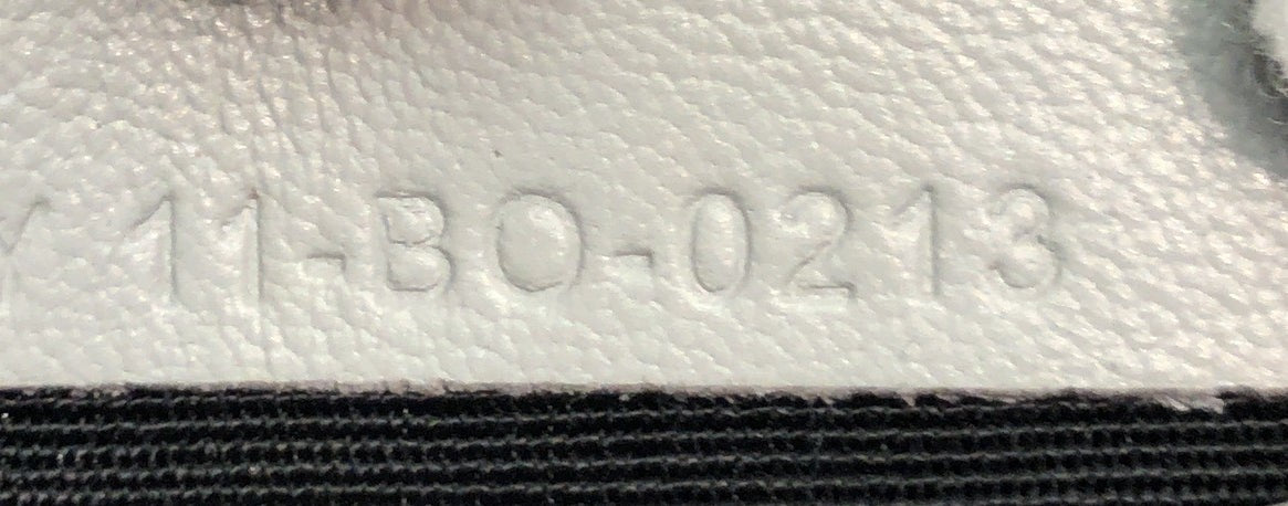 Christian Dior Double Zip Crossbody Pouch Cd Diamond Coated Canvas