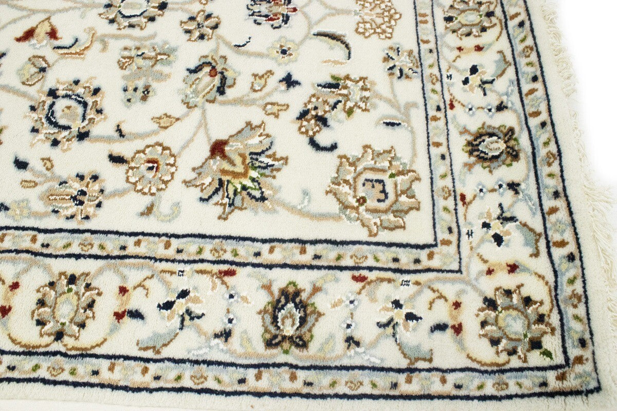 3X8 ft Hand-Knotted Indo-Nain Oriental Runner