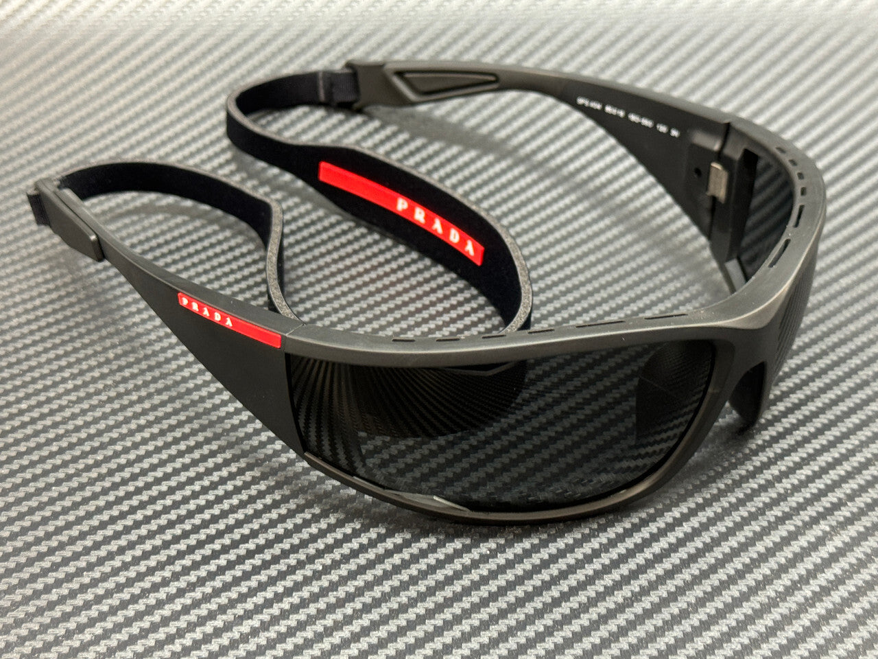 PRADA LINEA ROSSA PS A04S 1BO5S0 Matte Black Grey