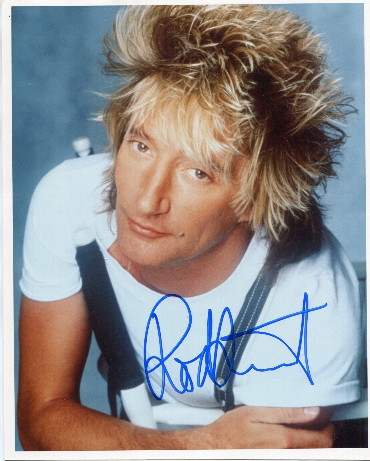Rod Stewart Autographed 8X10 Photo