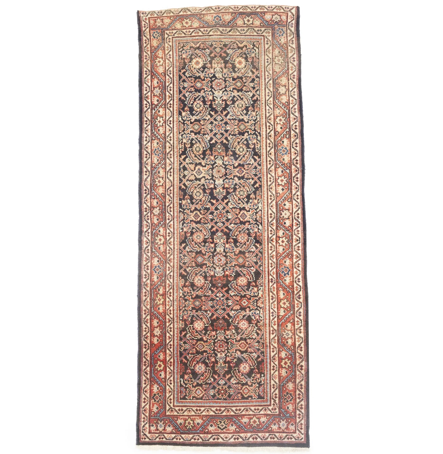 4X10 Ft Hand-Knotted Allover Floral Design