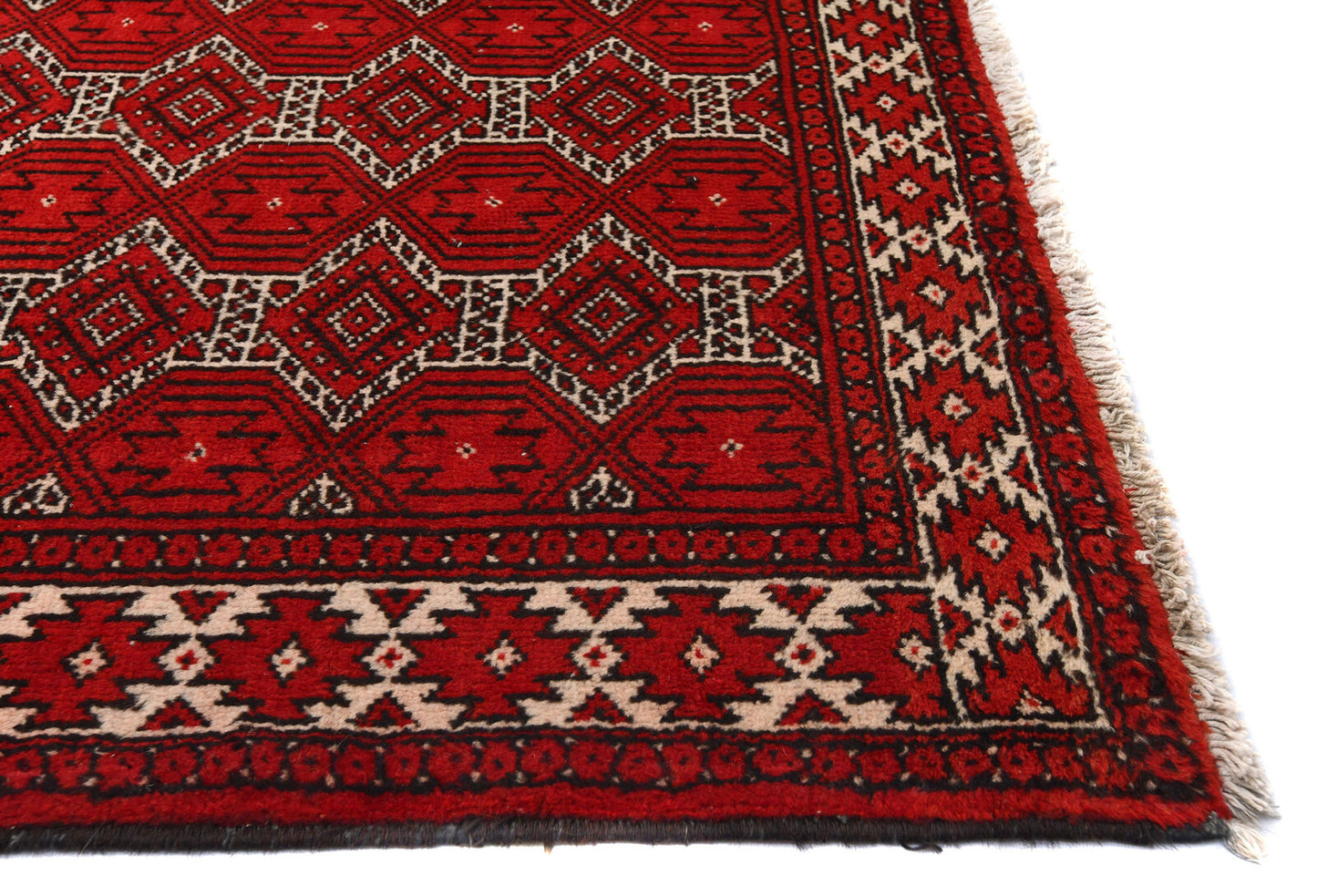 Handmade Antique Tribal Rug Allover Design