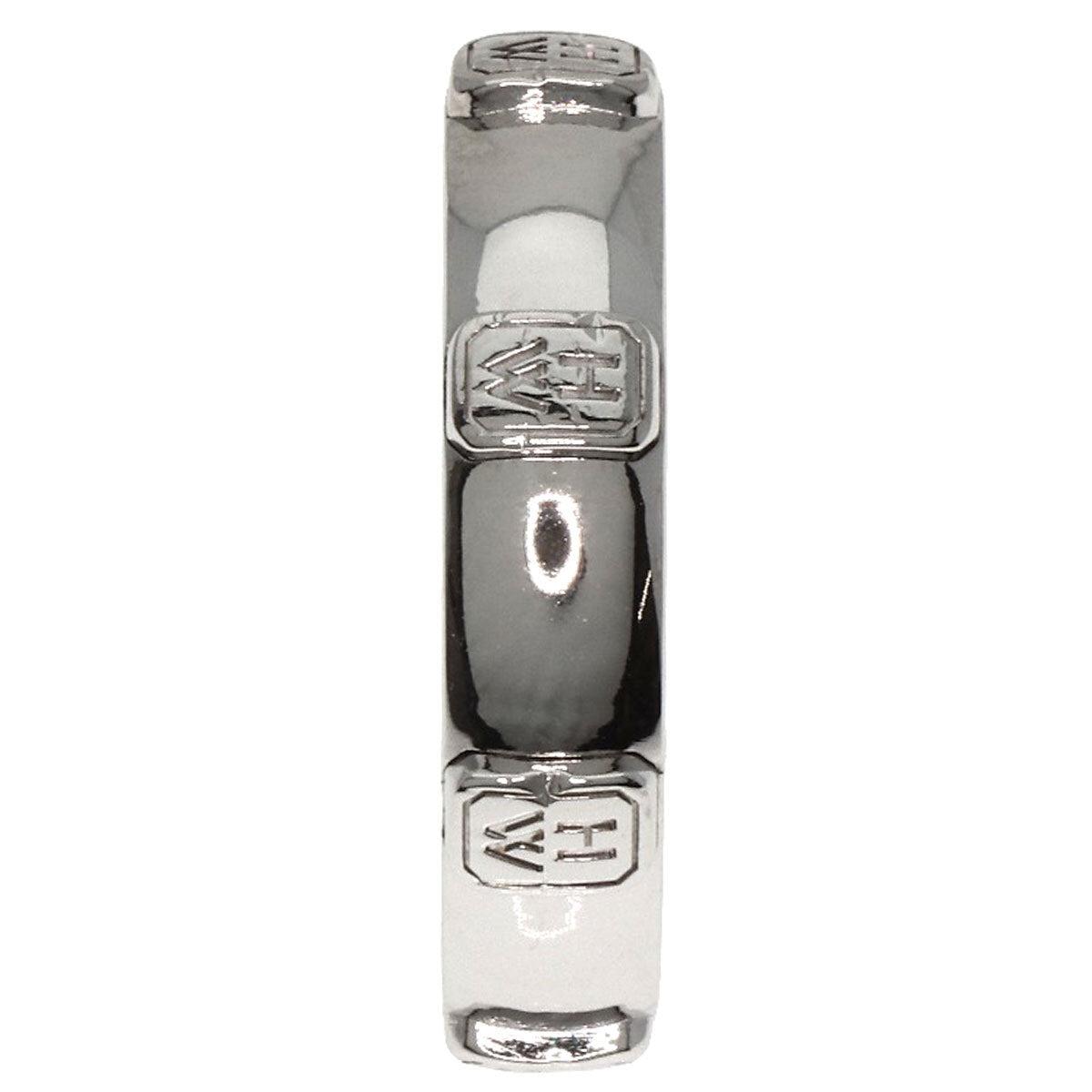 Harry Winston Ring Hw Logo Diamond K18 White