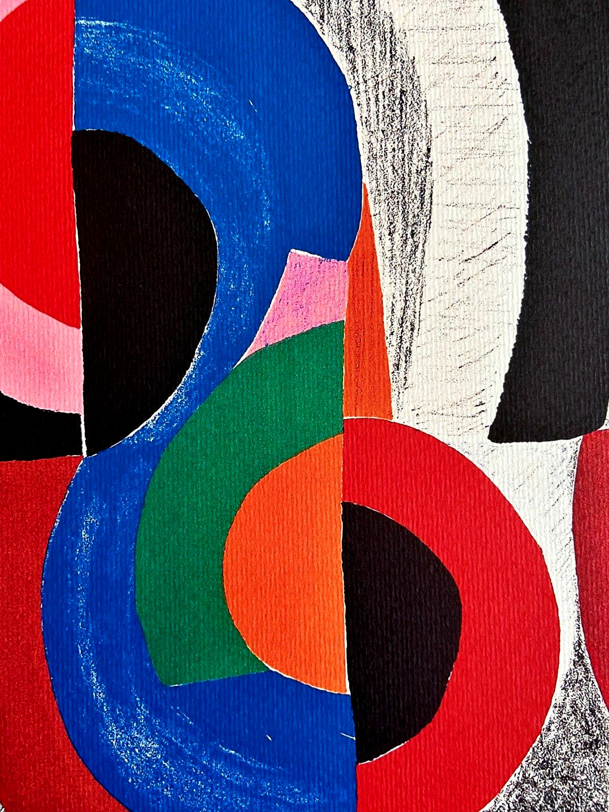 Sonia Delaunay Lithograph Coa Signed Op Numbered