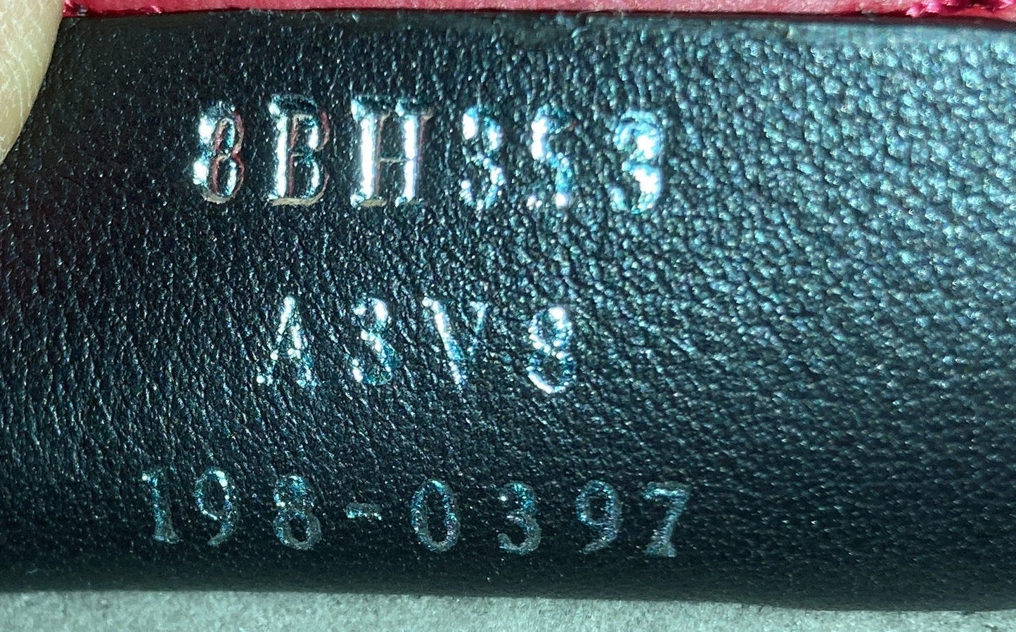 Fendi Runaway Shopper Tote Logo Embossed Leather Small