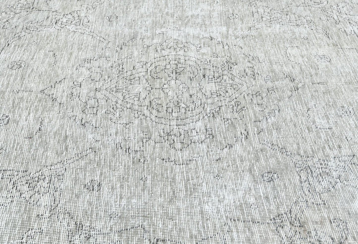 Vintage Stone-Washed Oriental Rug Distressed