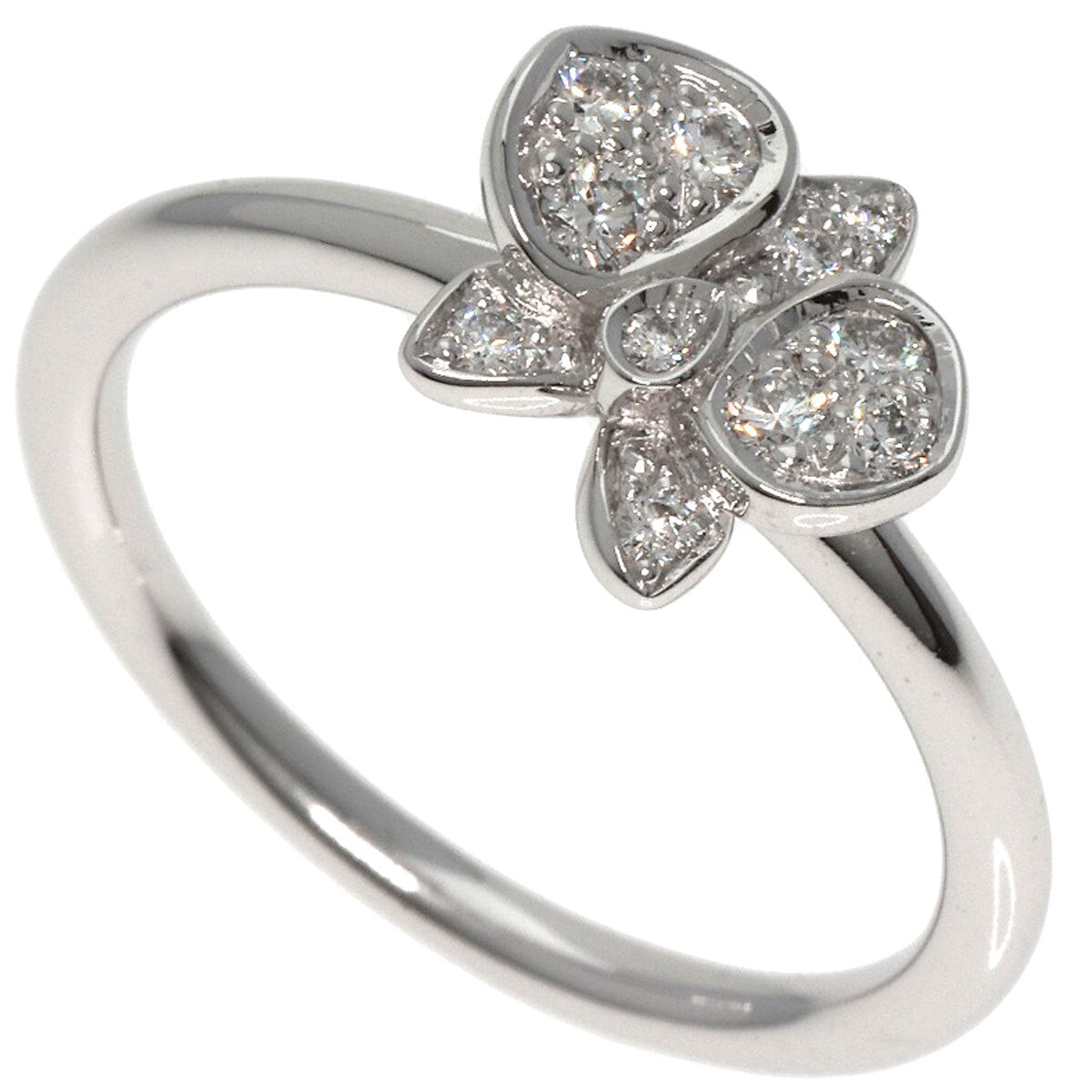 Cartier Ring Caresse Drukide Diamond #48 K18